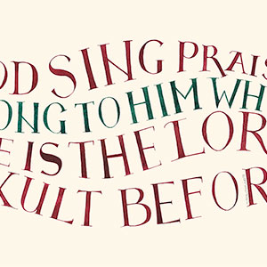 Sing to the Lord